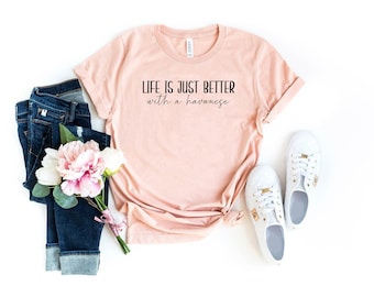 Life is just better with a havanese shirt dog shirt gift for dog mother owner cute havanese shirt dog owner gift havanese mom gift mama tee