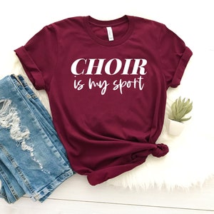 Choir is my sport - choir gift rehearsal shirt orchestra funny choir music teacher shirt choir director gifts for singer shirts