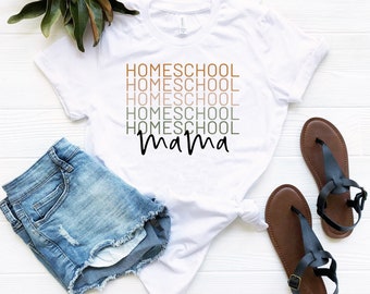 Homeschool gift, back to school shirt, homeschooling mom, mama mom shirt, homeschoolers tee, homeschool shirt, homeschool mama shirt,