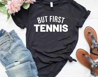 Camiseta de tenis con el primer busto, regalos divertidos para jugadores de tenis, camisetas divertidas para tenistas, linda camiseta de tenis, camiseta de la vida del tenis