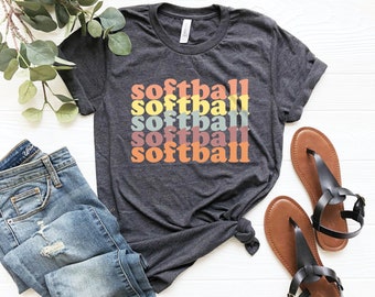 Softball shirt - funny softball tees, women's softball shirt, cute softball shirts, funny baseball softball mom shirts, team gifts
