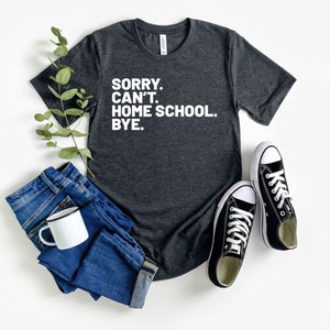Homeschoolers tee, back to school shirt, homeschooling mom, homeschool mama shirt, funny homeschool shirt, funny homeschool gift, image 1