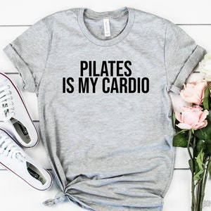 Pilates is my cardio shirt workout mom tank pilates gift shirt funny pilates shirts for women pilates workout yoga