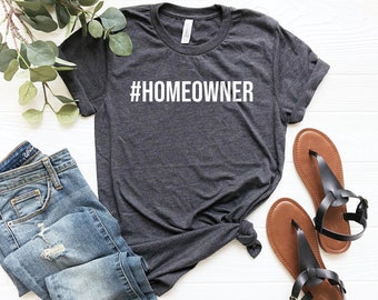 Proud new homeowner shirt, cute new homeowner shirt, gift for new #homeowner, new house, buyer gift, real estate owner shirt, new house gift