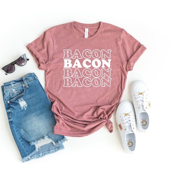 Bacon T Shirt Etsy