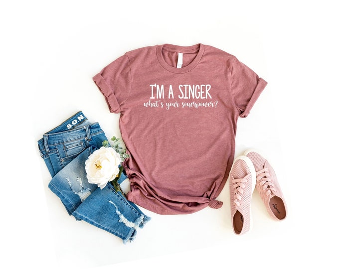 Gift for singer shirt funny music lover gift theatre music lover shirt funny karaoke shirt singer gift music shirt karaoke lover