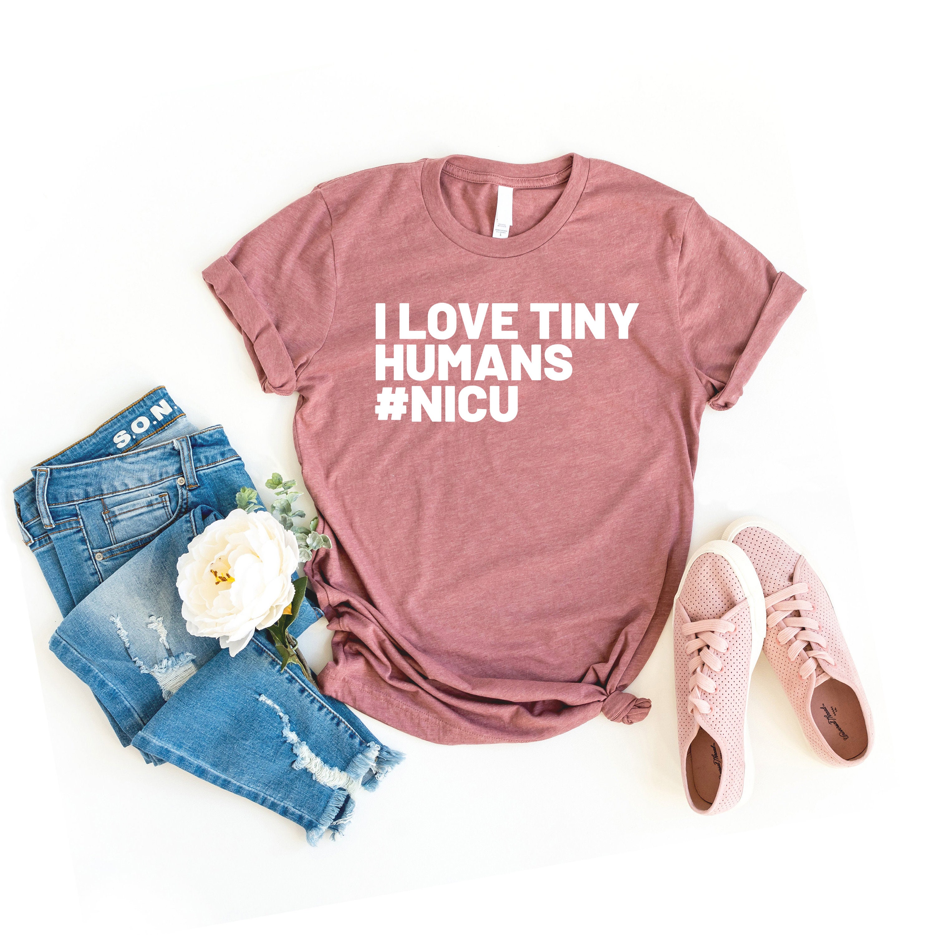 Tiny Humans Shirt Nicu Nurse - Etsy 