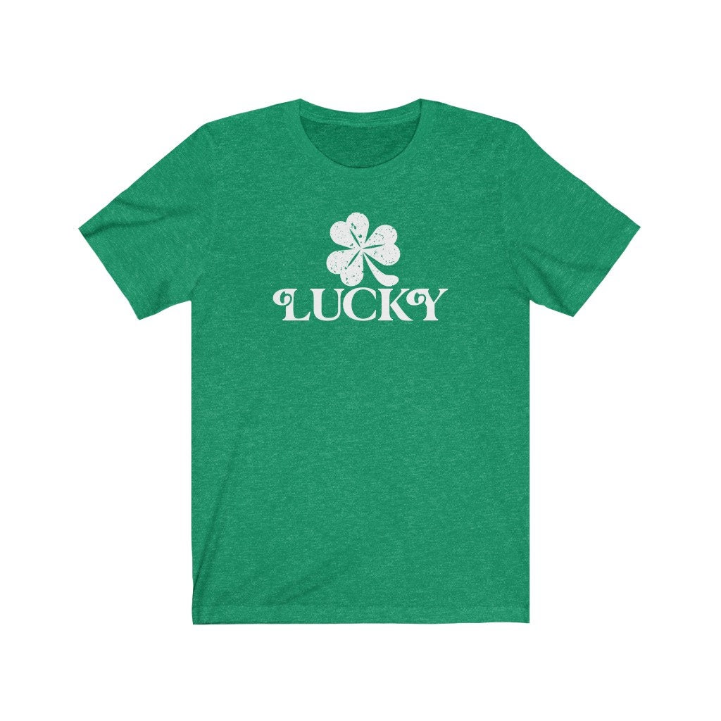 Lucky Shamrock Shirt St Patrick's Day Shirt Women's St | Etsy