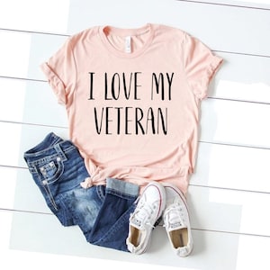 I love my veteran shirt, veteran lover t shirt, vet appreciation, veteran girlfriend, surviving deployment, veteran fiancee, military vet gg