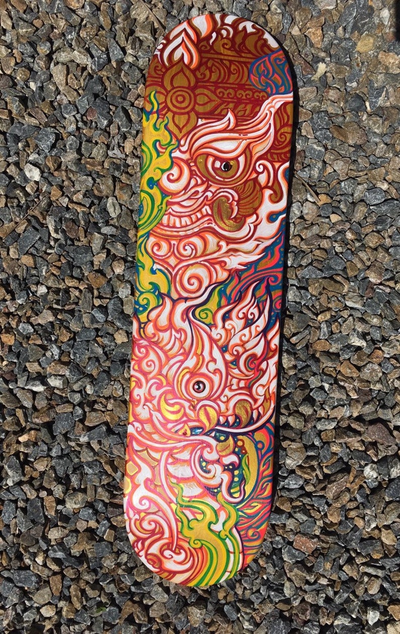 Custom skateboard deck wall art gift | Etsy