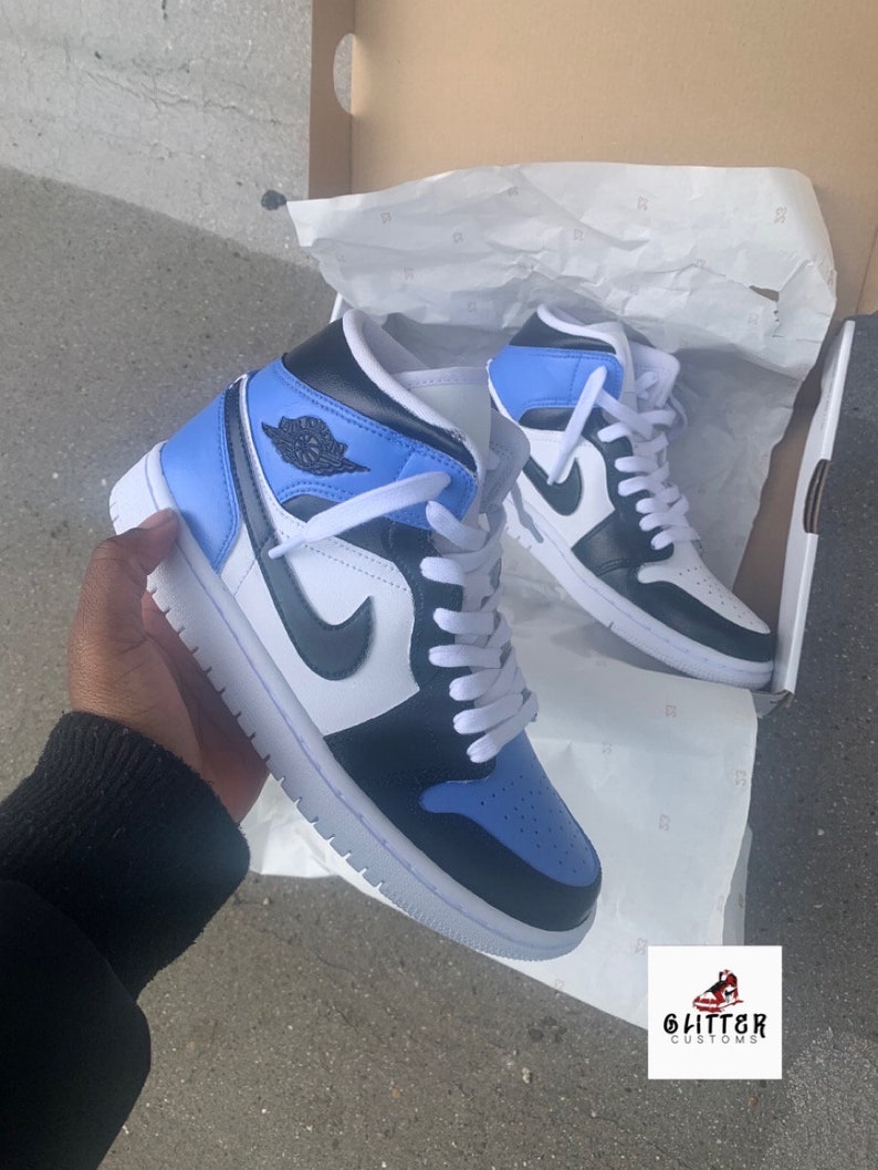 jordans 1 purple and blue