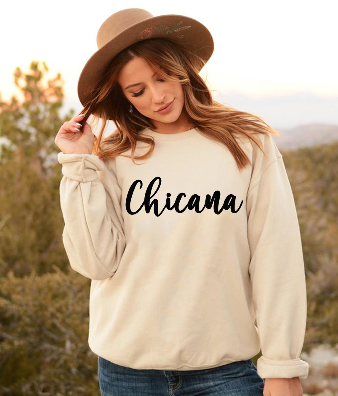 Chicana Sweatshirt Spanish Sweatshirt Spanish Sweatshirt Etsy