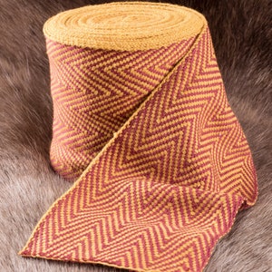 Viking calf wrap, herringbone pattern, various colors