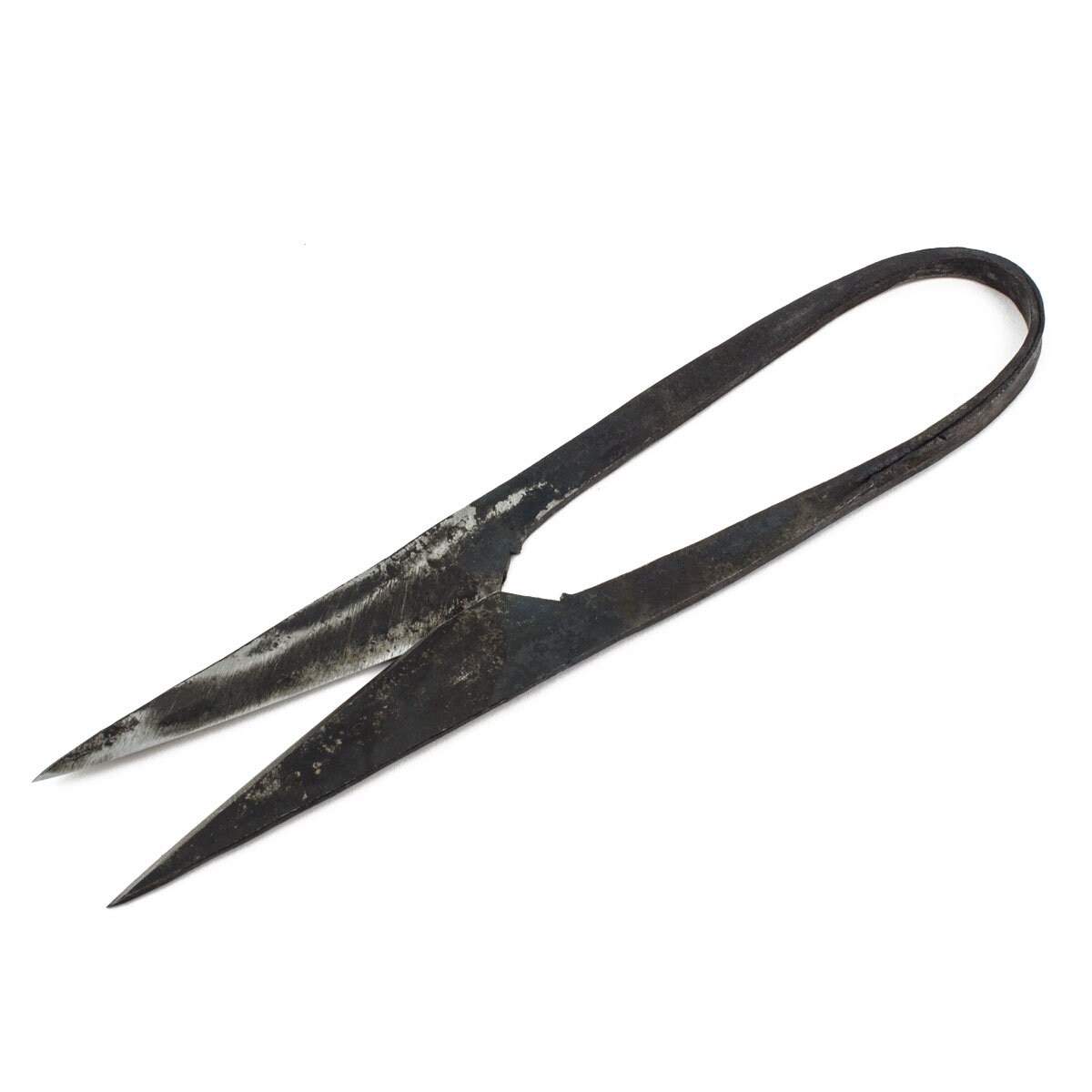 Hand forged ironing scissors blade approx. 6 cm
