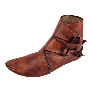 Turn-sewn Viking shoes type Jorvik Brown