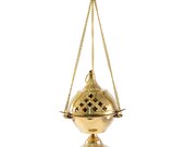 Avalla - Smoked swivel vessel made of brass