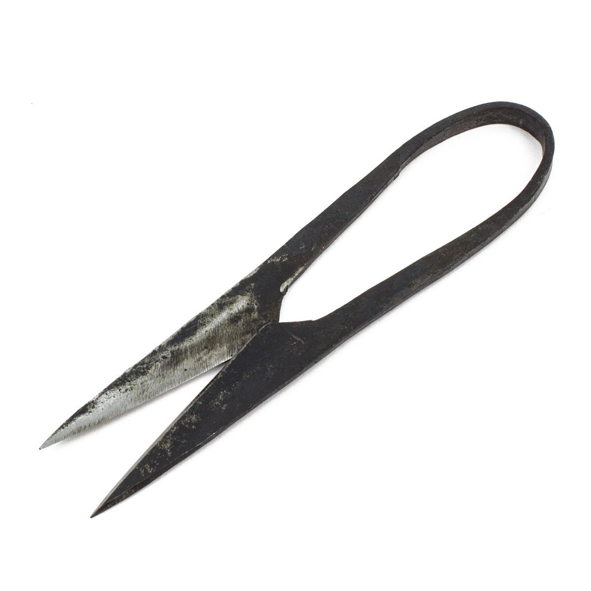 Hand forged ironing scissors blade approx. 8 cm