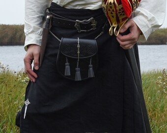Flaschenöffner schottischer Kilt mit Sporran Schottland Geschenk mit Magnet 