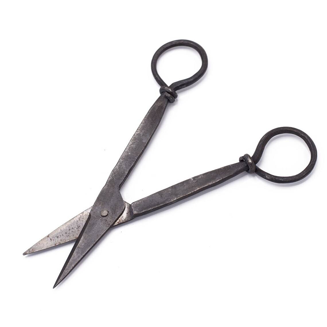 Medieval Scissors With Artfully Rolled Handle Eyes Etsy