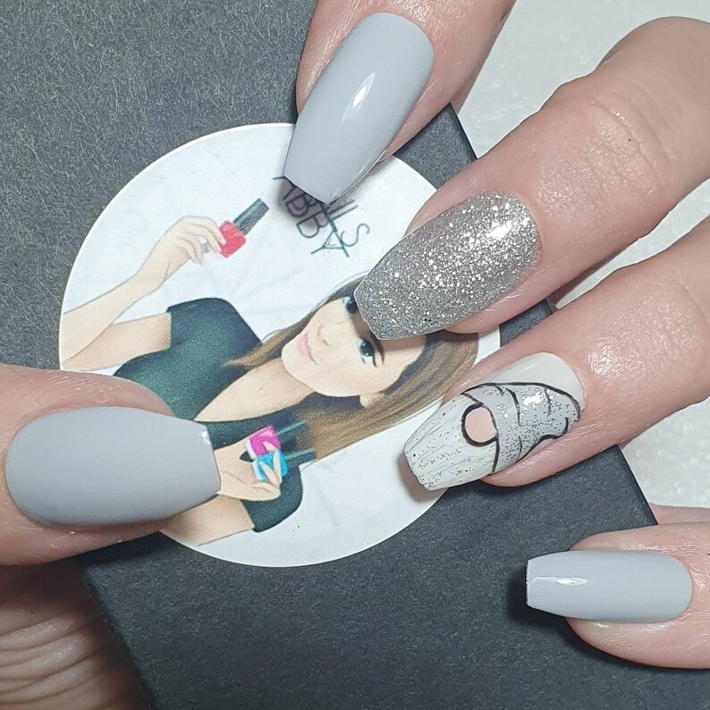 gonk nail art stickers