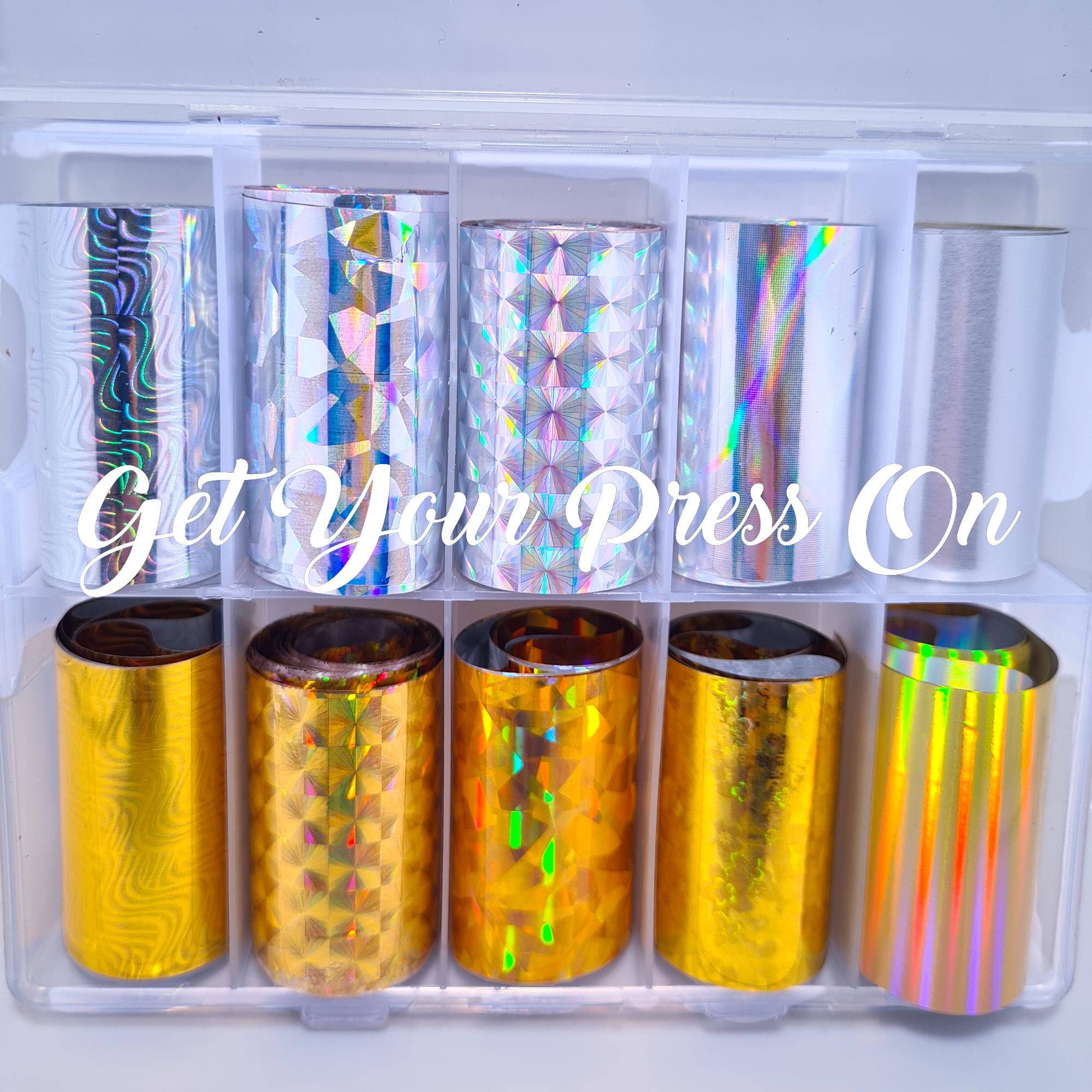 Set 2 Scatoline Carta Da Zucchero E Oro Con Inserto - Foto 10