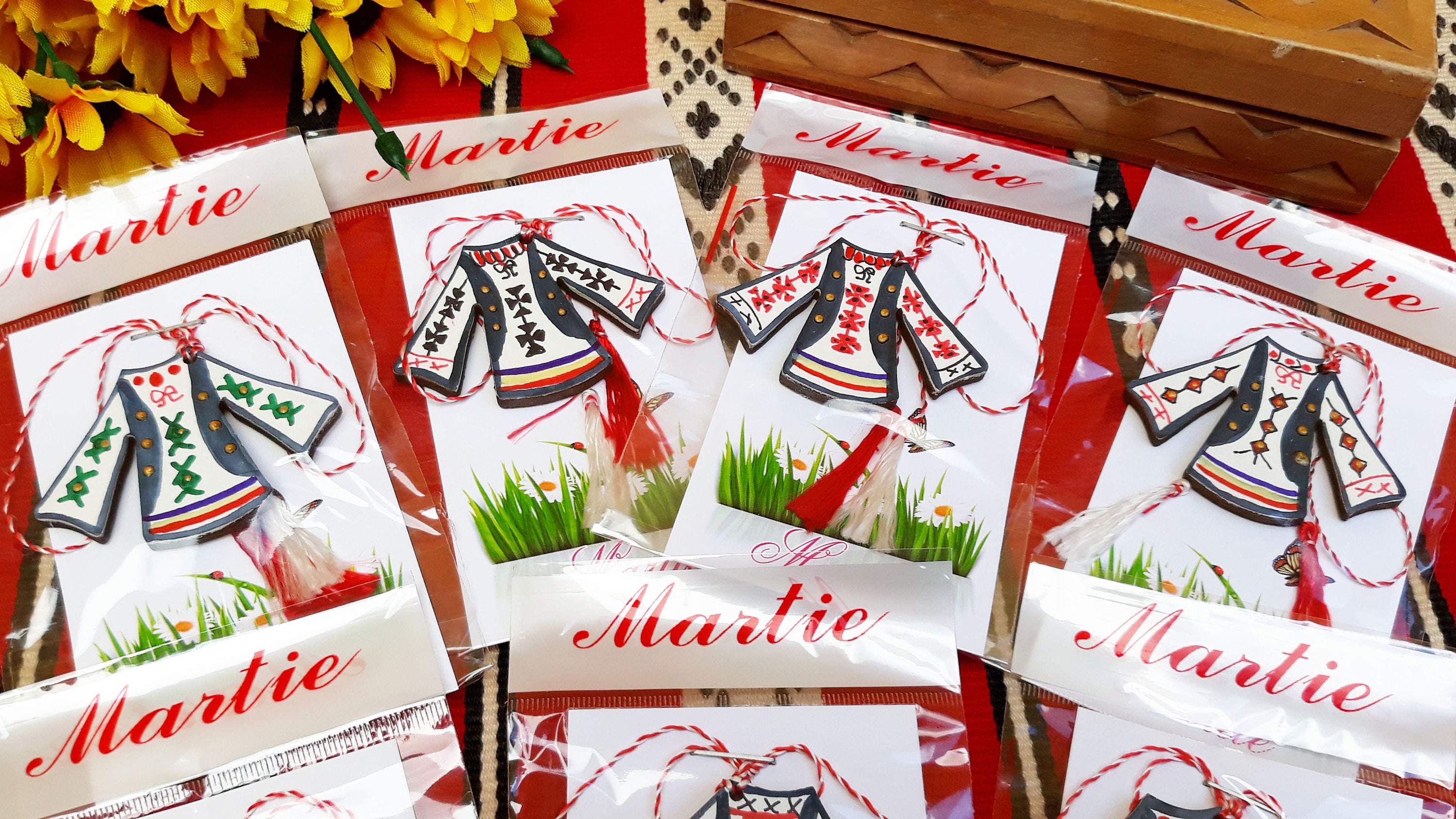 Roemeense Martisor Roemenië maart lente traditie amulet geluk handgemaakte pin broche DRAGONFLY - Nederland
