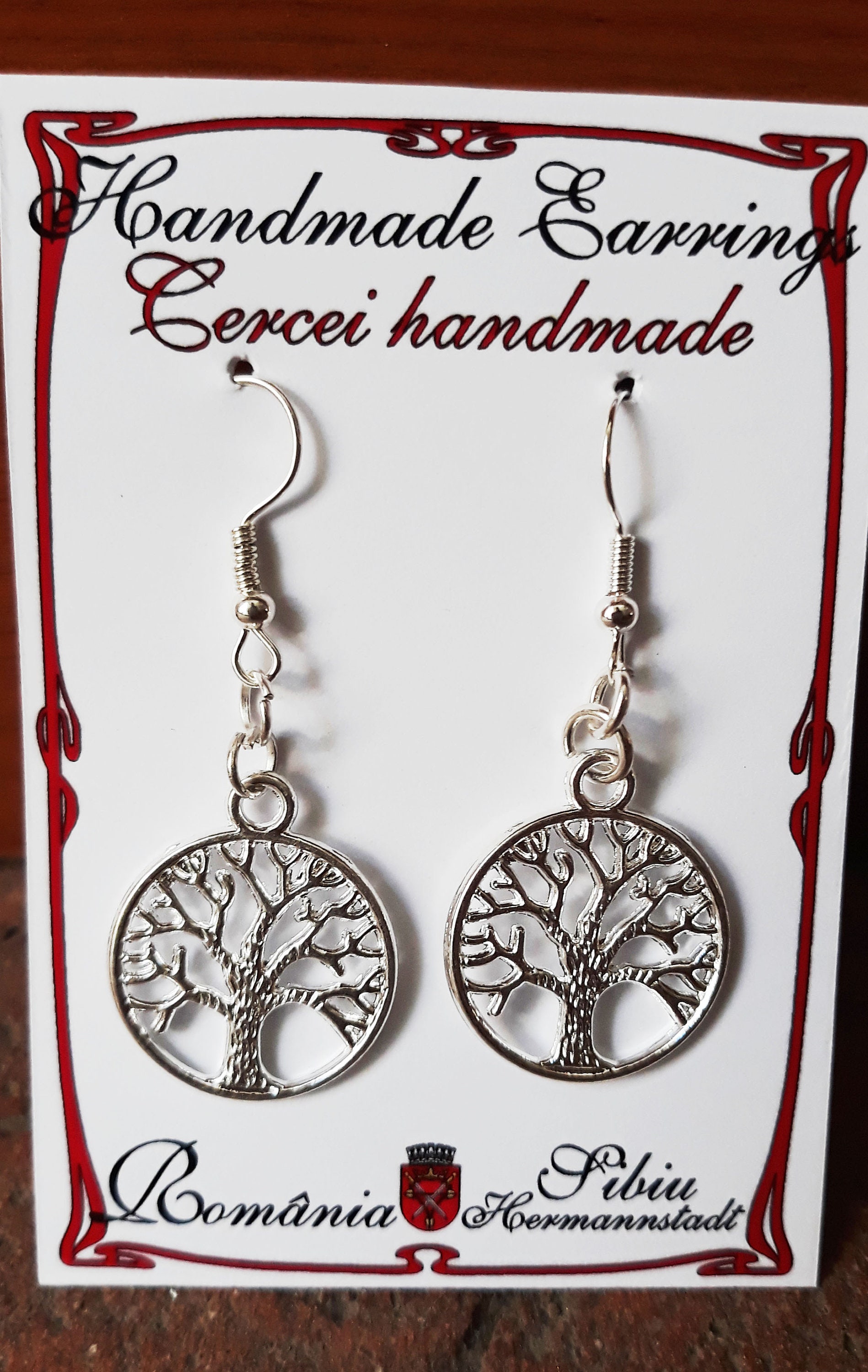 Silverly Orecchini Pendenti Albero Della Vita In Argento 925 - Disco Rotondo Con Nodo Celtico, Gioiello Spirituale Donna