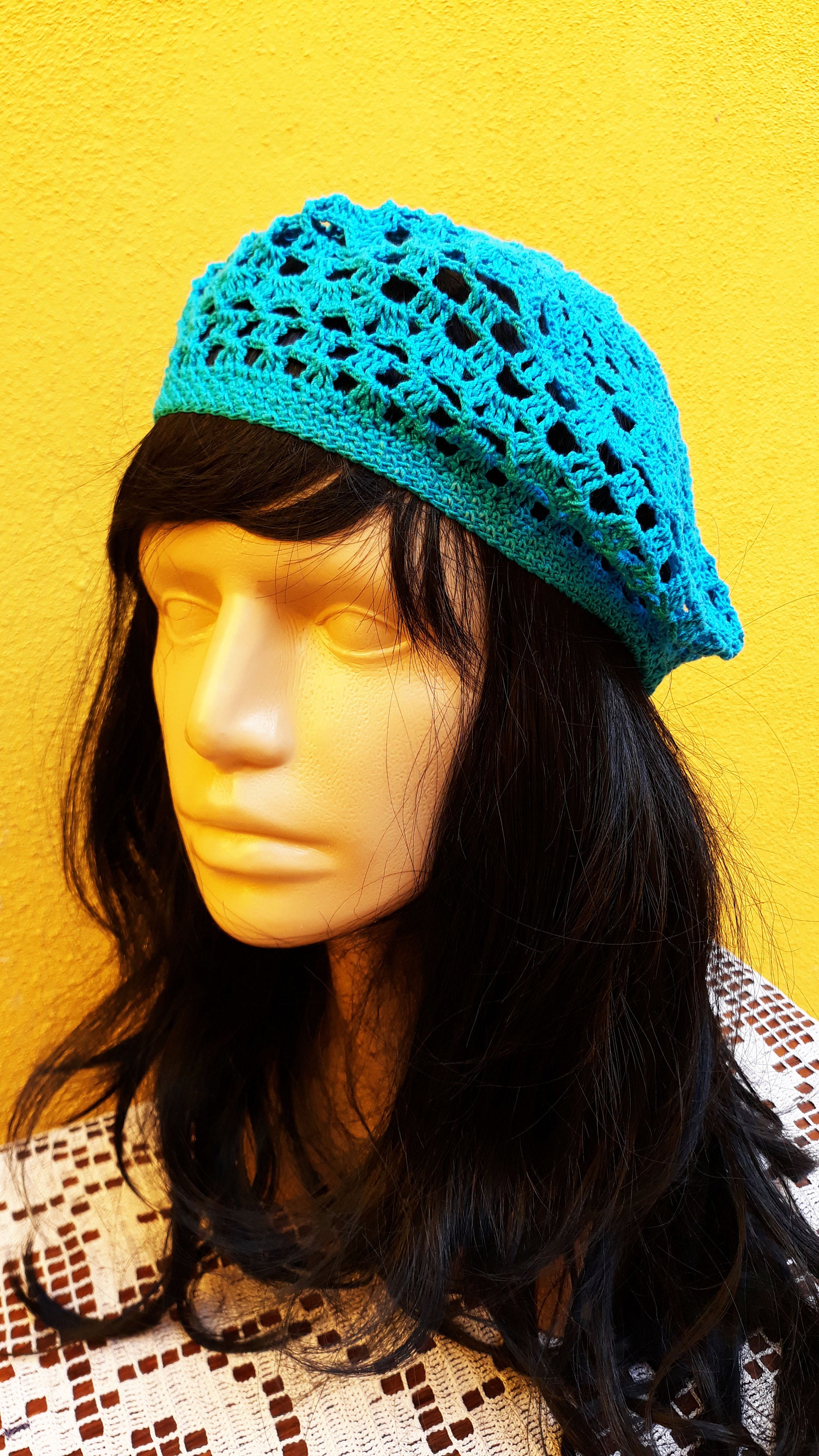 Summer Crochet Cotton Beret Cotton Knitted Beret Crochet Etsy Australia