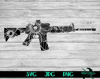 Download Gun Mandala Svg Etsy