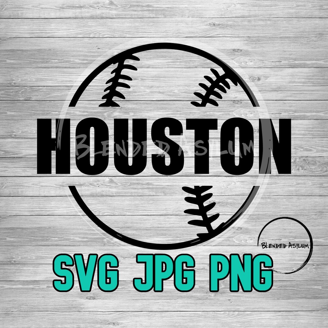 Baseball Houston SVG PNG JPG Baseball Houston Tx Vector File Etsy