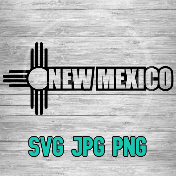 New Mexico Zia 002 SVG PNG JPG | Zia New Mexico | Cricut Silhouette | Laser Engrave | Glowforge | Sublimination | Digital Download