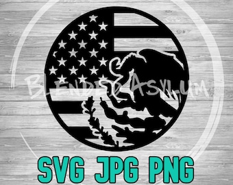 American Flag Mexico Round SVG JPG PNG | American Mexico Flag Merged | Distressed American Flag | Vector Cut File | Cricut File | Silhouette