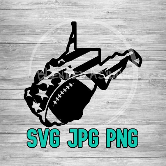 West Virginia American Flag Football SVG PNG JPG | West Virginia Football Vector | Cricut and Silhouette File | Clipart | Laser Engraving