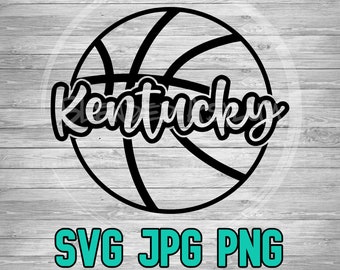 Kentucky Basketball 001 SVG PNG JPG | Layered Vector File | Sublimination File | Die Cutting File | Clip Art | Digital Download