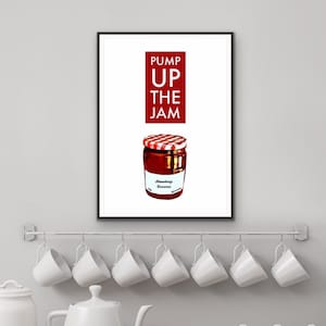 Lámina Pump Up The Jam Kitchen: Arte mural vintage para amantes de la gastronomía imagen 1