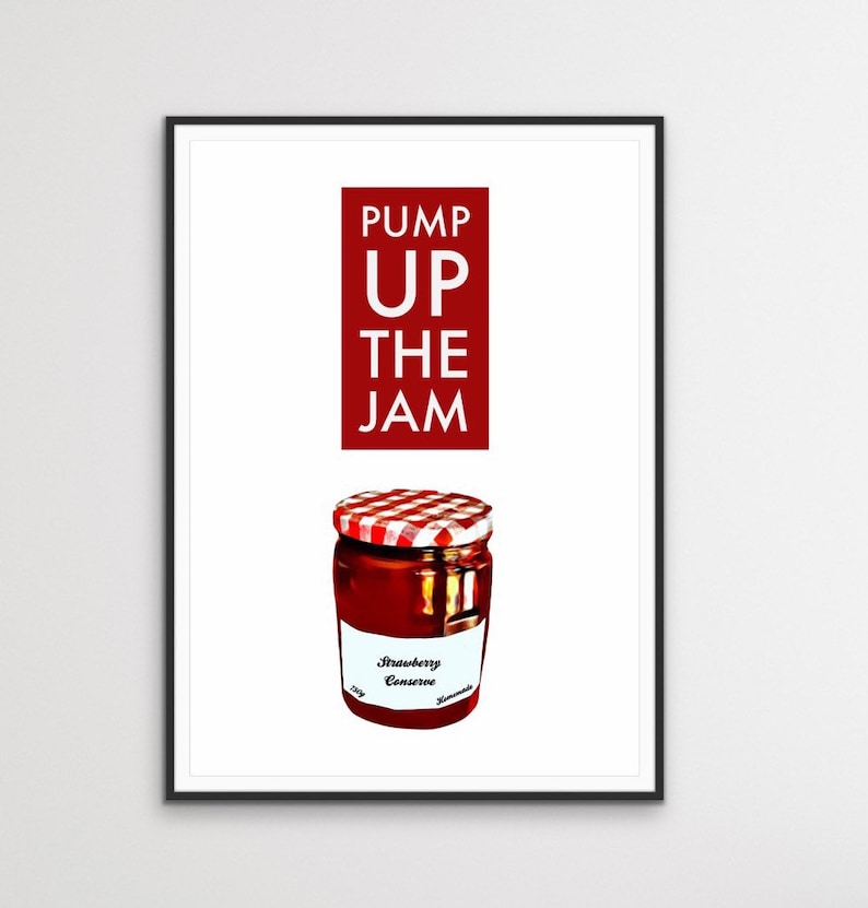 Lámina Pump Up The Jam Kitchen: Arte mural vintage para amantes de la gastronomía imagen 3