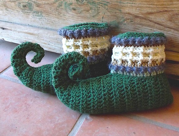 Elf Slipper Pattern Crochet Aladdin Boots Fairy Boots Digital Only Crochet Pattern Etsy