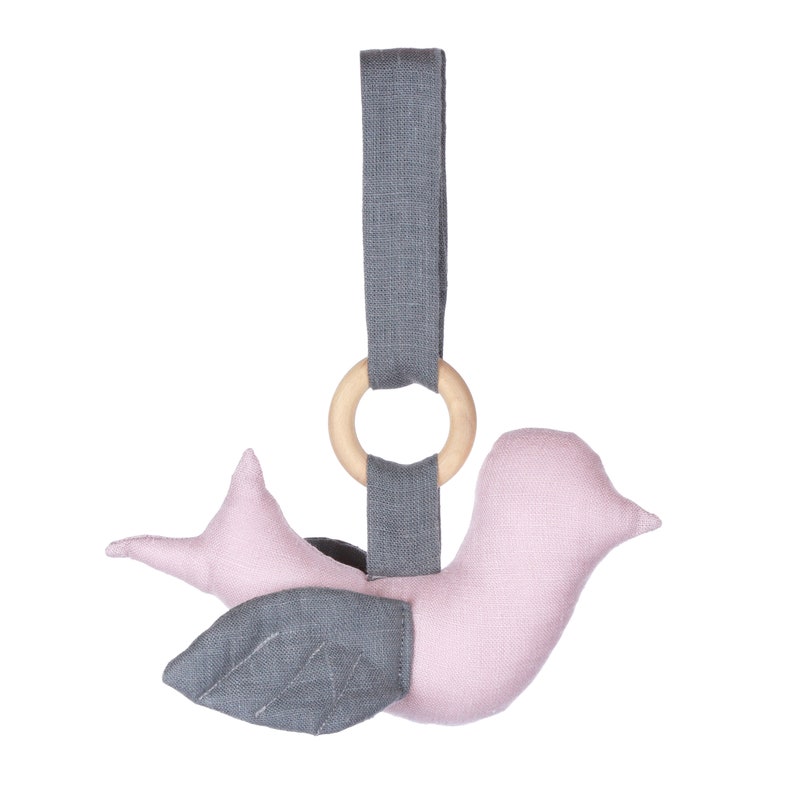 New Home Gift Pennant Room Decor Stroller Toy Nursery Decor,Car Seat Toy Bird Linen Decor Bird Wall Hanging Kids Room D\u00e9cor Crib Toy