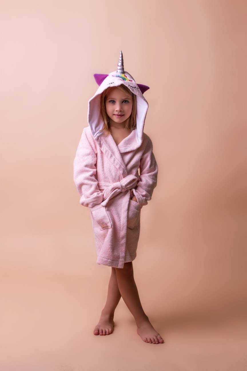 Kleding Unisex kinderkleding Pyjamas & Badjassen Jurken Unicorn Baby Muslin Badjas 