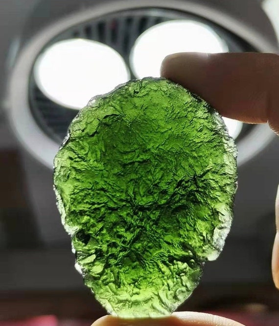 MOLDAVITE NECKLACE Hand Wrapped In 925 Sterling Silver! Genuine Czech Moldavite - Synergy 12 Crystal - Moldavite Pendant Tektite Necklace