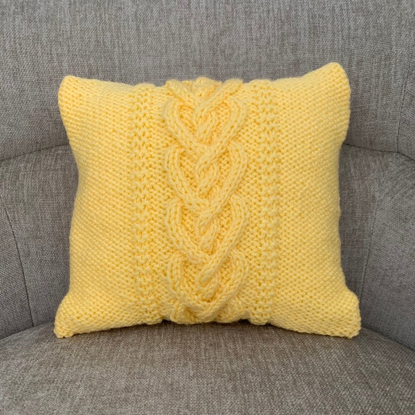 Cable Knit Pillow Etsy