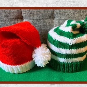 Coprirotolo di carta igienica lavorato a maglia Cappello di Babbo Natale Elfo di Babbo Natale Decorazione natalizia