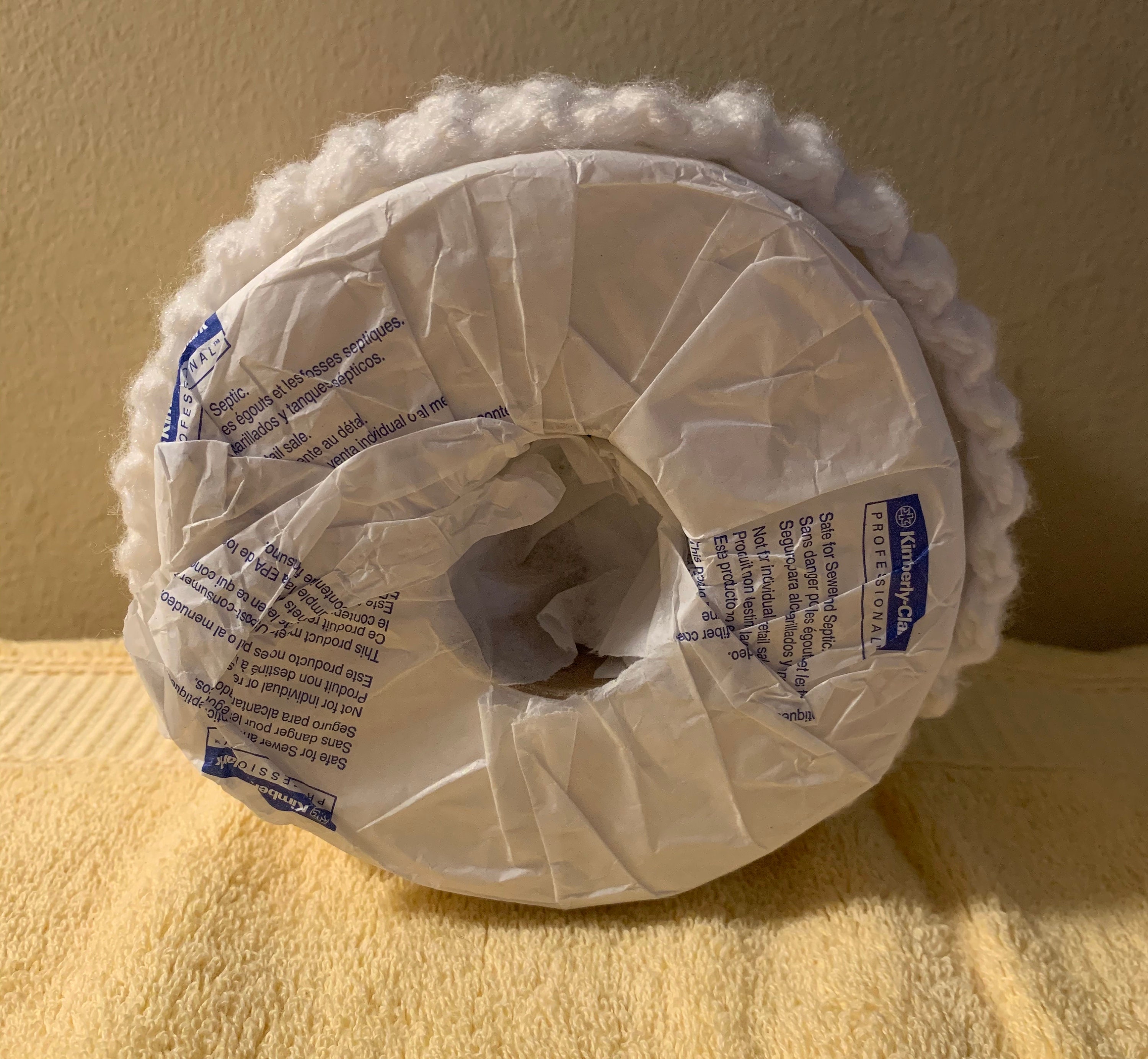 Knit Toilet Roll Cover Pastel Flowers on White Base Toilet Etsy