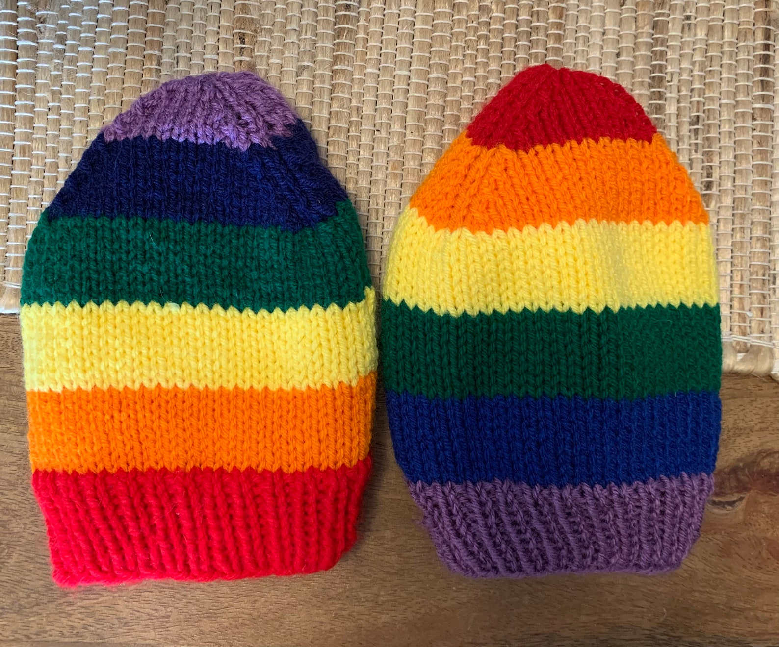 Rainbow Beanie Pride Hat Rainbow Knit Cap Pride Knit Cap Knit Etsy