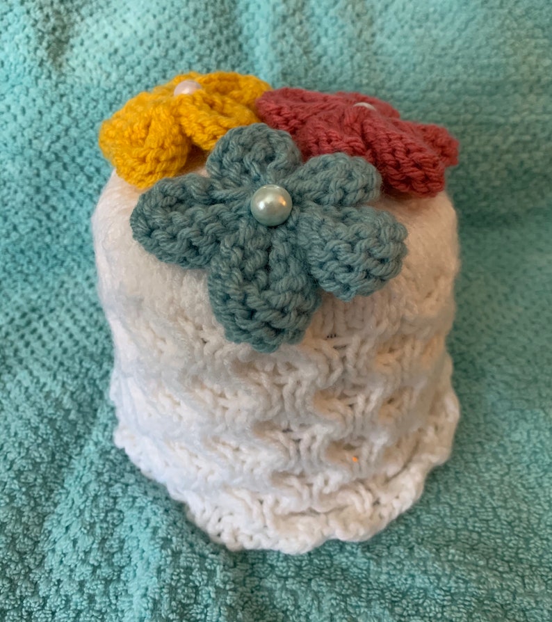 Knit Toilet Roll Cover Spring Toilet Paper Cozy Etsy