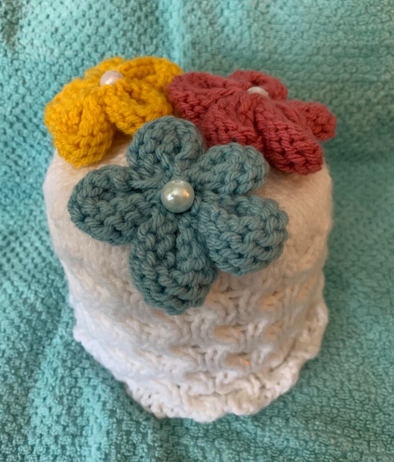 Knit Toilet Roll Cover Spring Toilet Paper Cozy Etsy