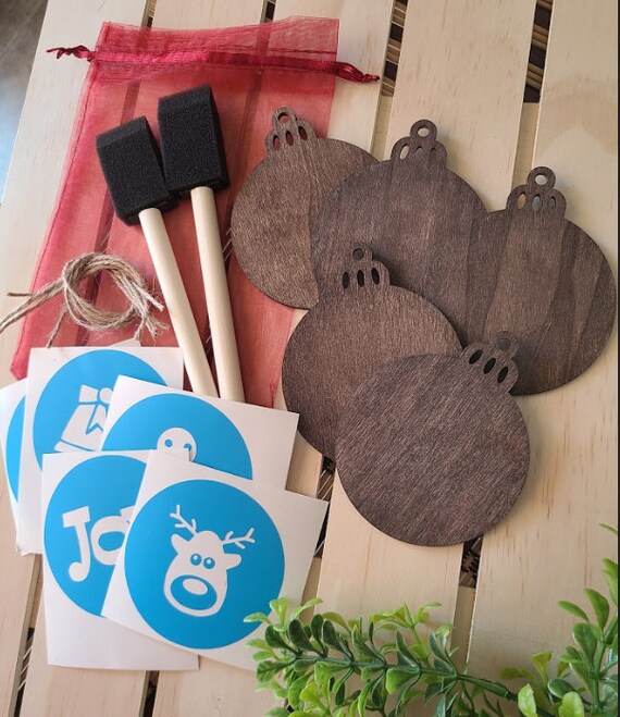 Download Diy Christmas Ornament Kit Christmas Ornaments Diy Christmas Etsy PSD Mockup Templates