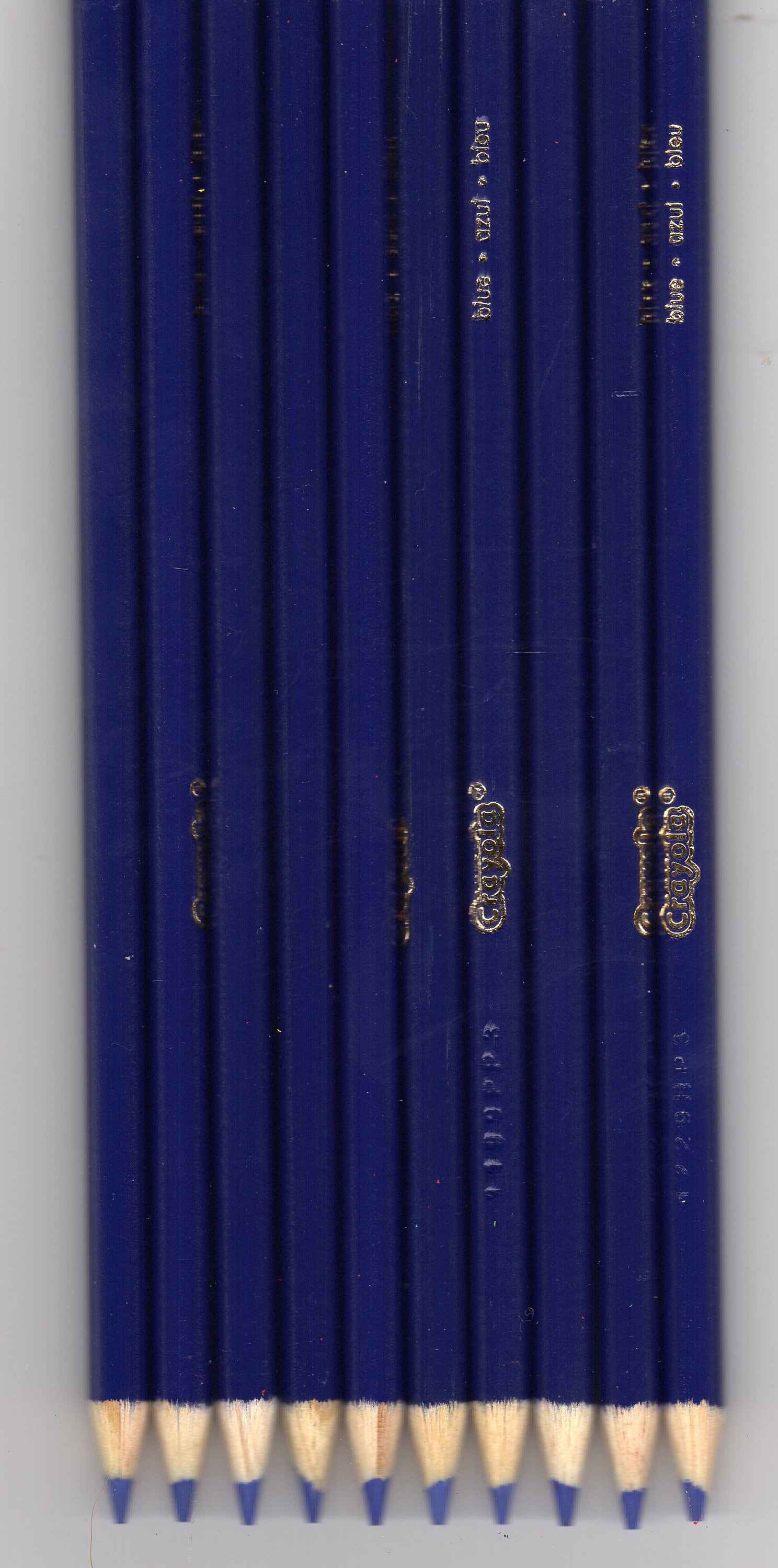 New Crayola Colored Pencils 12 Count BLUE FREE SHIPPING Etsy