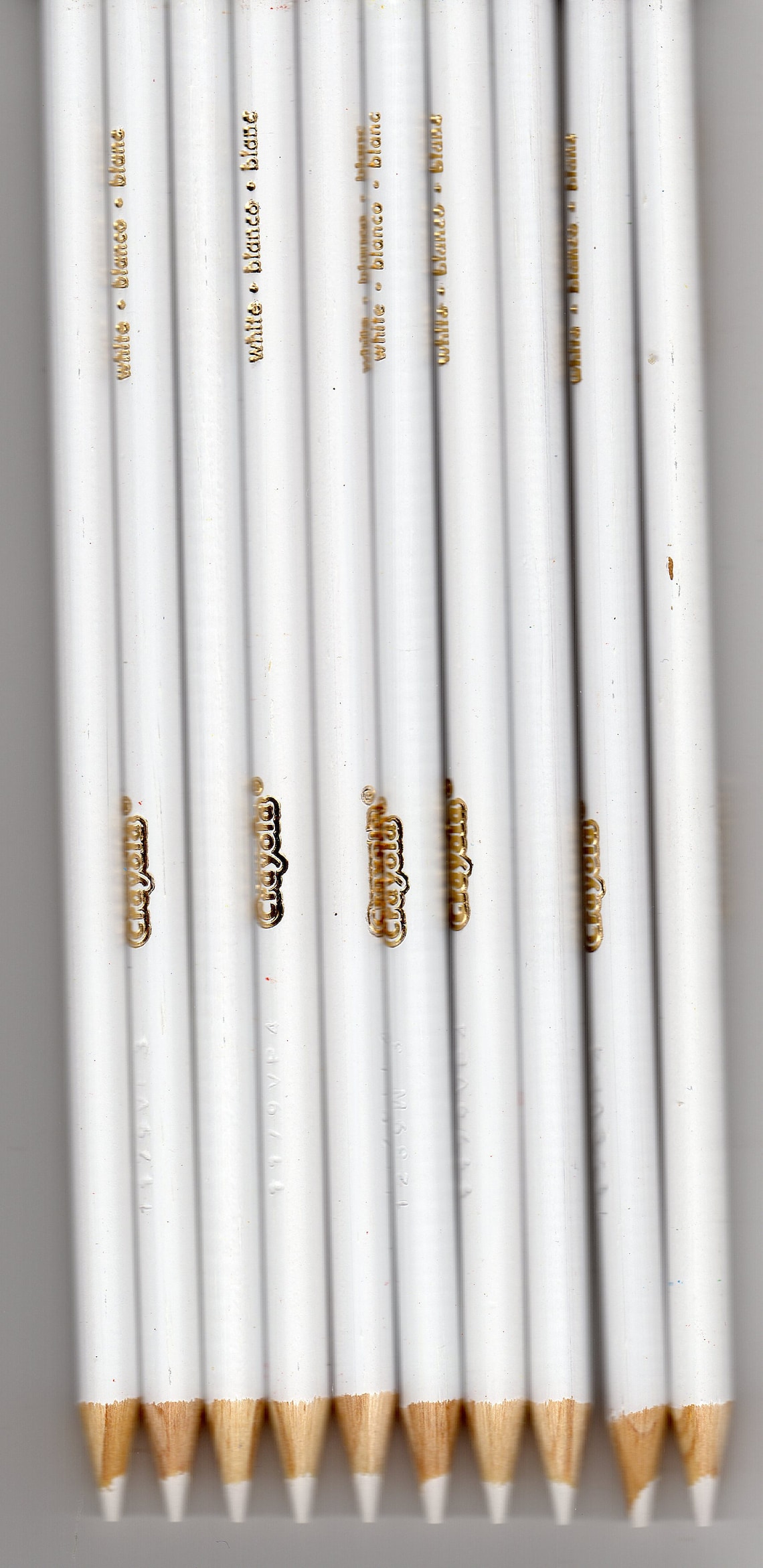 New Crayola Colored Pencils 12 Count WHITE FREE SHIPPING Etsy