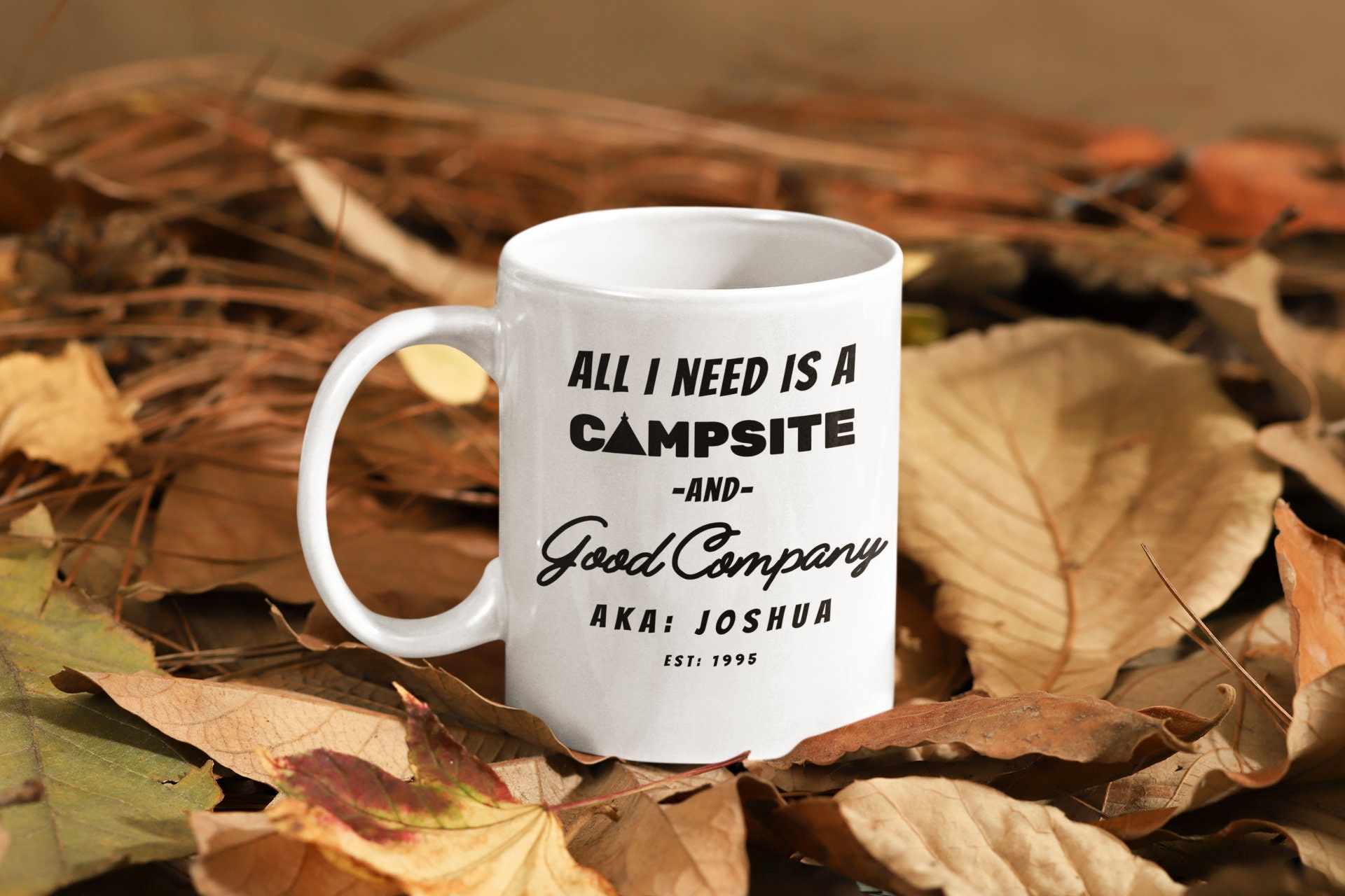 Personalized Camping Mug 11 oz Custom Name Mug Adventure Etsy